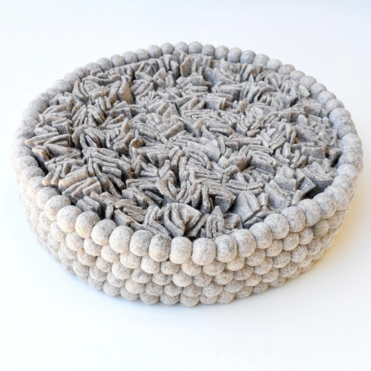 Handmade Felt Snuffle Mat for Cats