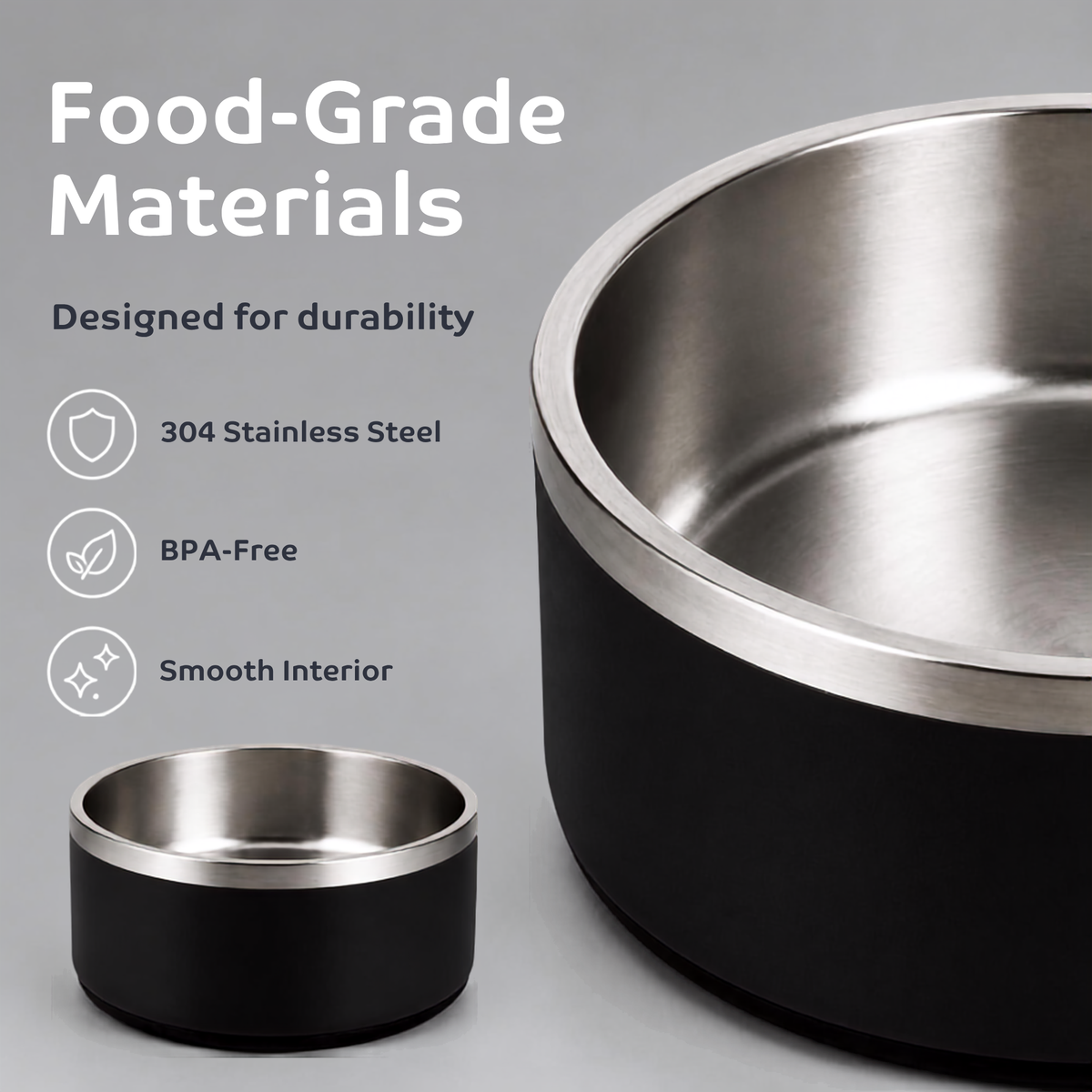 Stainless Steel Cat Bowl (950ml/32oz)